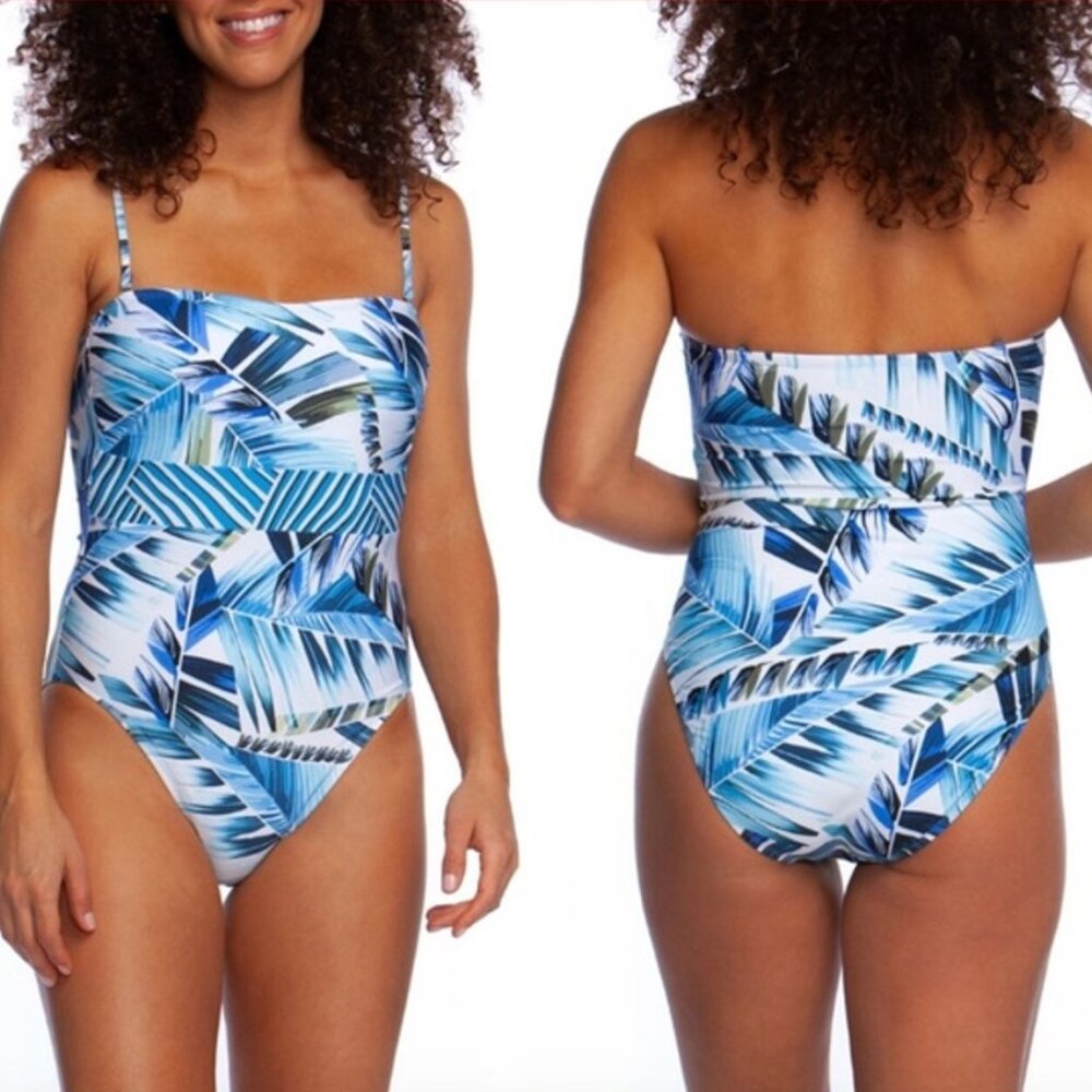 LA Blanca Two Cool Bandeau One Piece